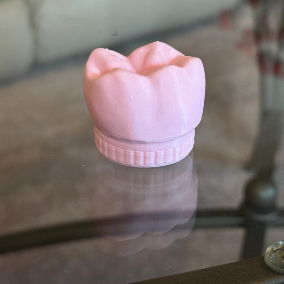 Other - 3D Printed | 2 SET Milk Tooth Box. White & Pink.